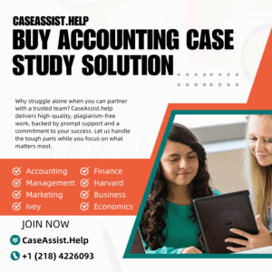 Buy Accounting Case Study Solution