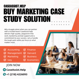 Buy Marketing Case Study Solution
