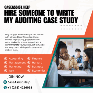 Hire Someone To Write My Auditing Case Study