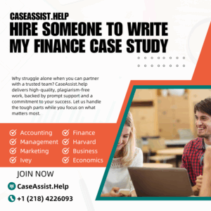 Hire Someone To Write My Finance Case Study