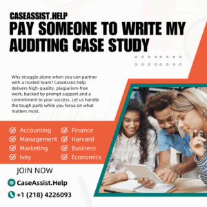 Pay Someone To Write My Auditing Case Study